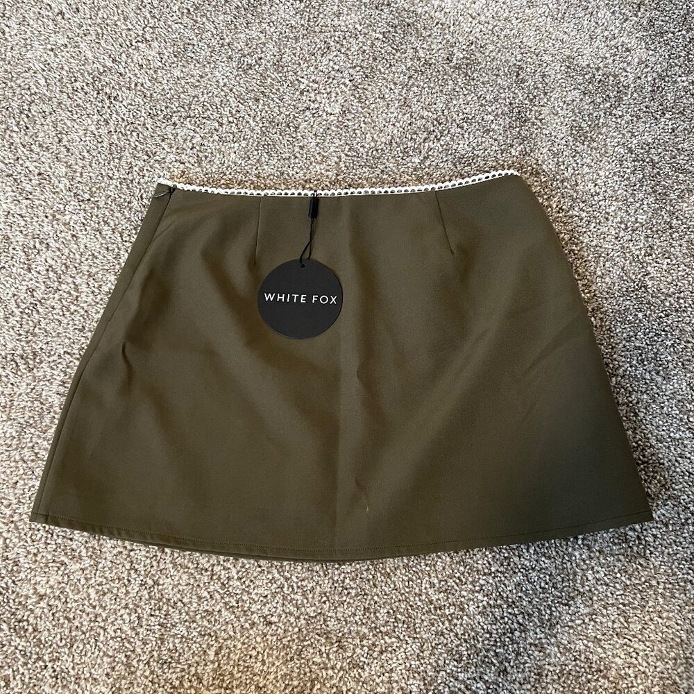 White Fox Mini Skirt